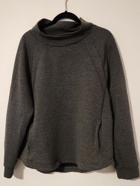 Bench Women's Charcoal Textured Cowl Neck